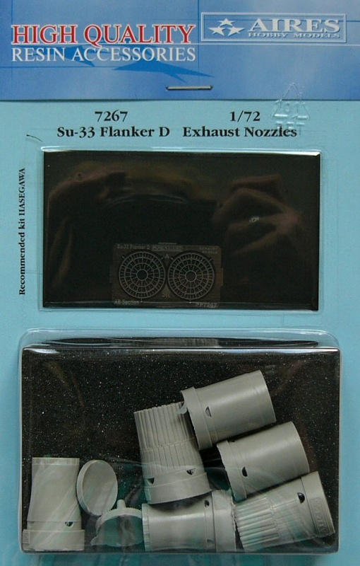 1/72 Su-33 Flanker D exhaust nozzles (HAS)