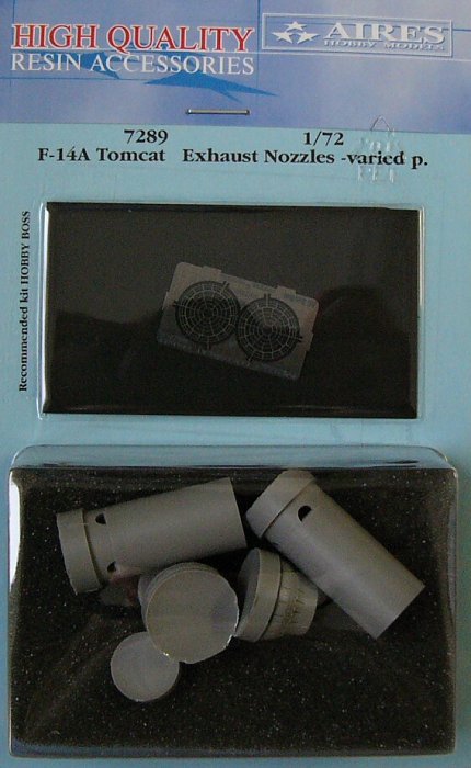 1/72 F-14 Tomcat exh.nozzles - varied p. (HOBBYB)