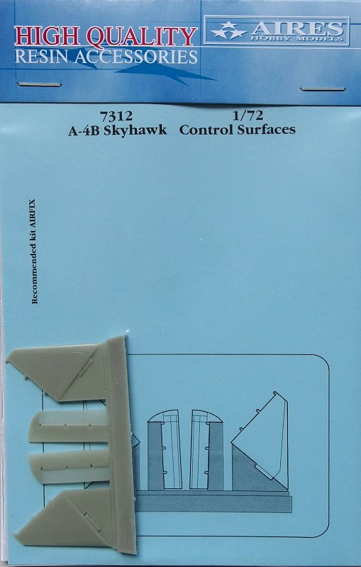 1/72 A-4B Skyhawk control surfaces (AIRFIX)