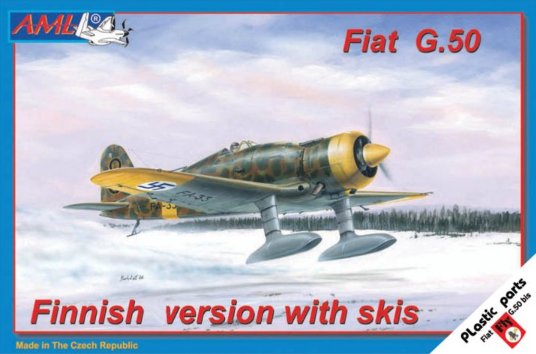 1/72 Fiat G.50 Finnish version with skis(re-edit.)