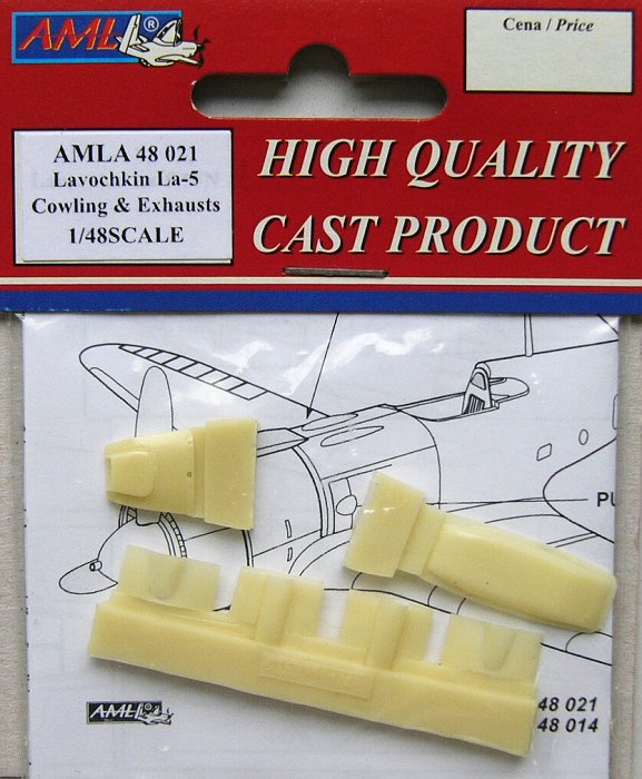 1/48 Lavochkin La-5 cowling&exhausts