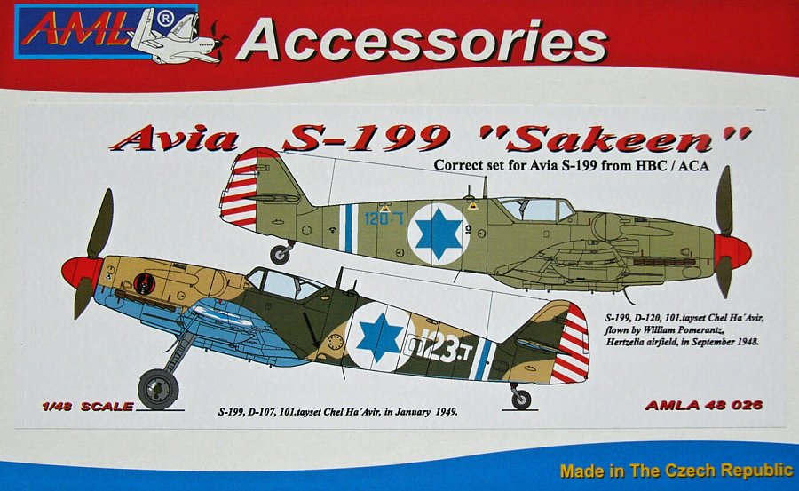 1/48 Avia S-199 Sakeen Correct set (ACA/HBC)