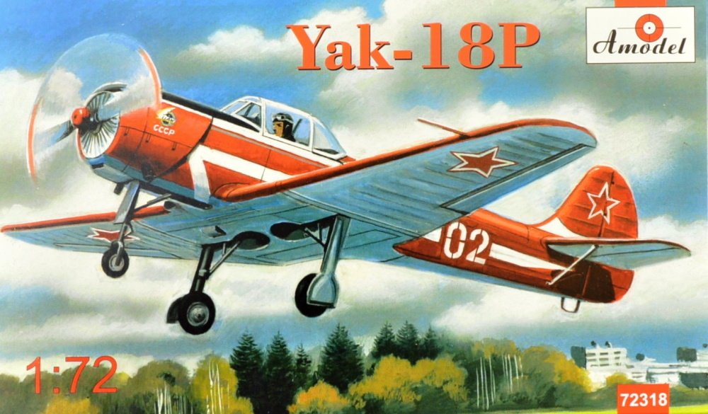 1/72 Yak-18P (2x camo versions)