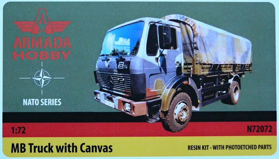 1/72 MB Truck w/ Canvas NATO Series (resin w/ PE)