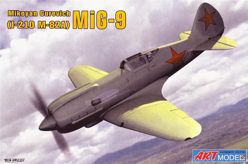 1/72 MiG-9 (I-210 M-82A) Soviet Fighter