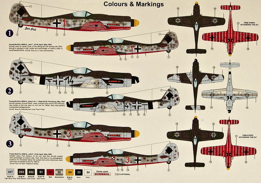 Modelimex Online Shop 1 72 Focke Wulf Fw 190d 9 Special Marking