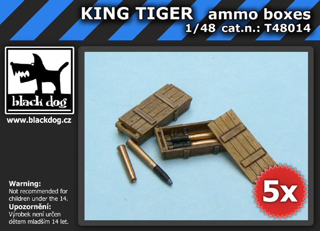 1/48 KING TIGER ammo boxes