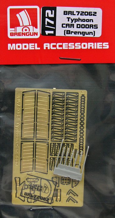 1/72 Typhoon CAR DOORS - resin&PE set (BRENGUN)