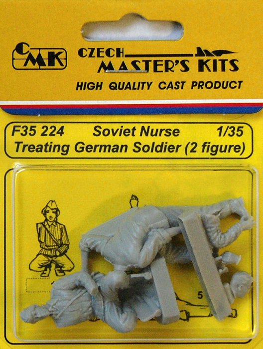 1/35 Soviet Nurse Treating Germ.Soldier (2 fig.)