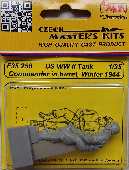 1/35 US Tank Comm. in turret, Winter 1944 (1 fig.)