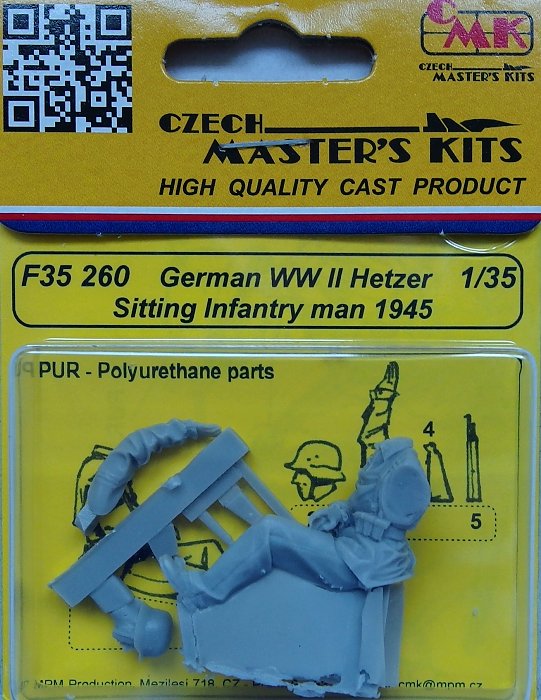 1/35 German Hetzer Sitting Infantry 1945 (1 fig.)