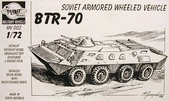 1/72 BTR-70 Soviet Vehicle