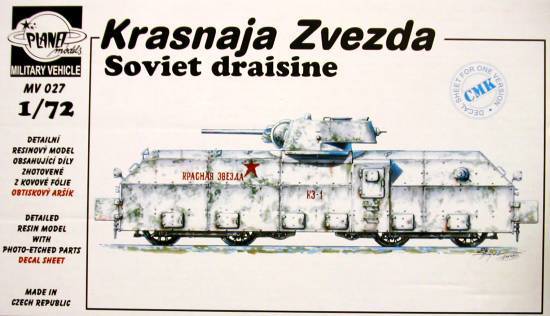 1/72 Krasnaja Zvezda (Sov.draisine)