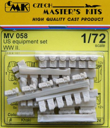 1/72 US equipment set WW II