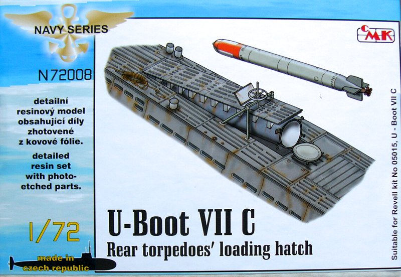 1/72 U-Boot VII Rear torpedoes' loading hatch