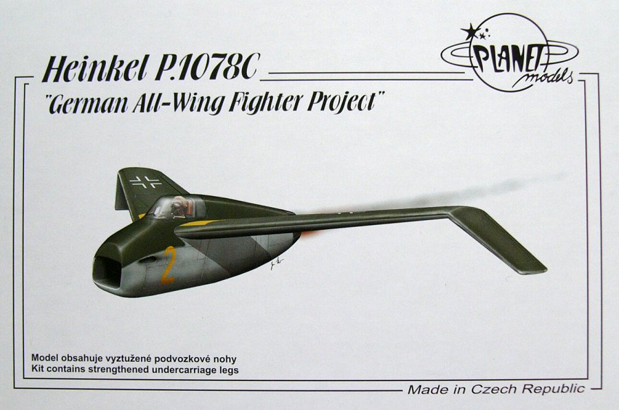 1/72 Heinkel P.1078C Germ. All-Wing Fight. Project