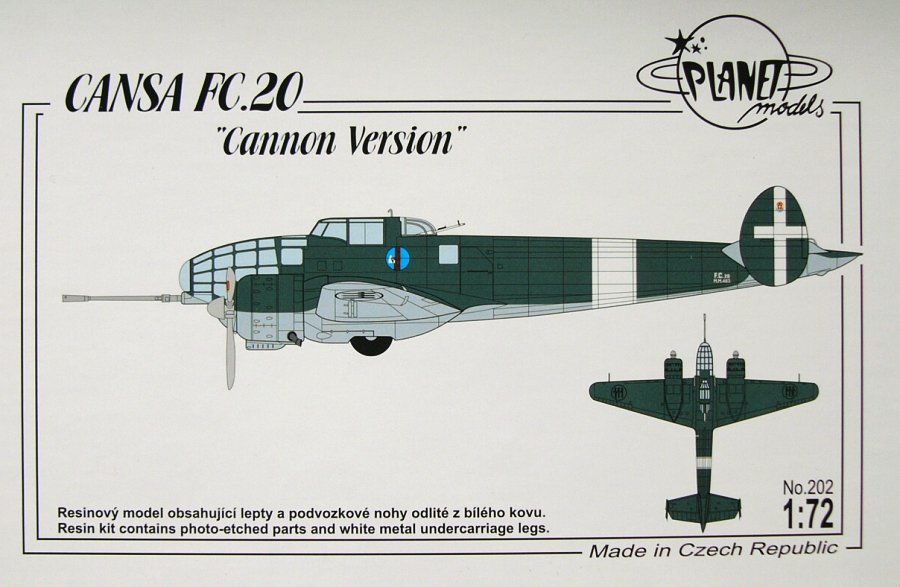 1/72 CANSA FC.20 'Cannon version'