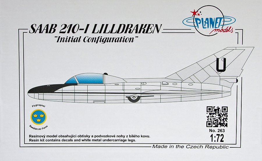 1/72 SAAB 210-I Lilldraken 'Initial Configuration'