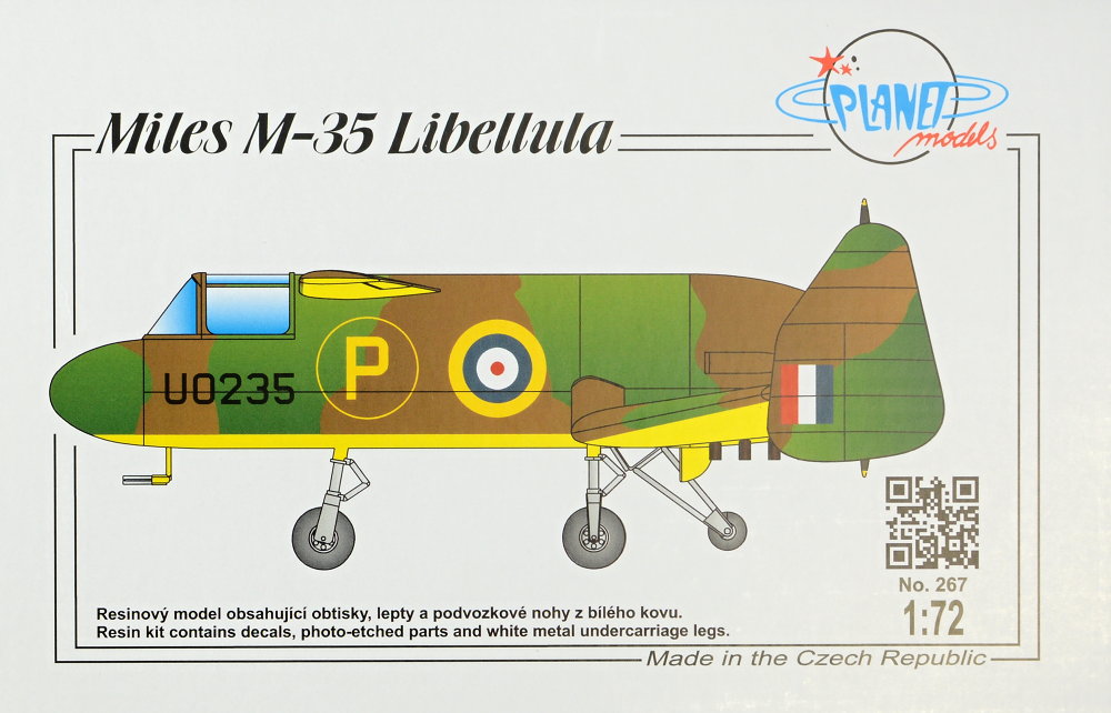 1/72 Miles M-35 Libellula (resin kit)