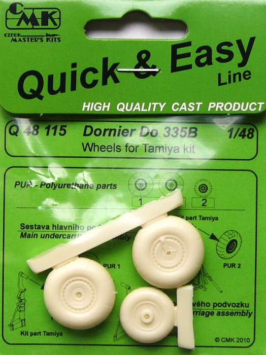 1/48 Dornier Do 335B - Wheels Set  (TAM)