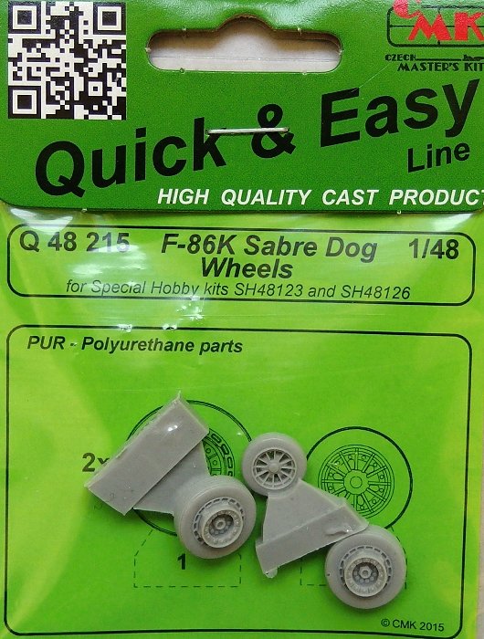 1/48 F-86K Sabre Dog - wheels (SP.HOBBY)