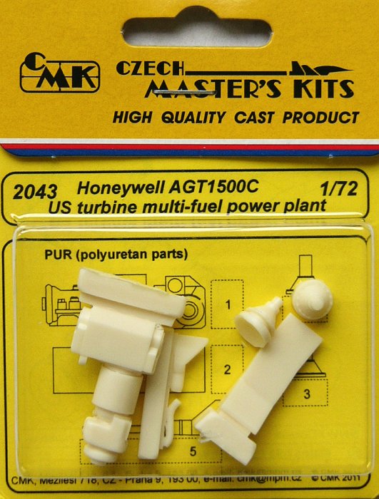 1/72 Honeywell AGT 1500C (US turbine power plant)