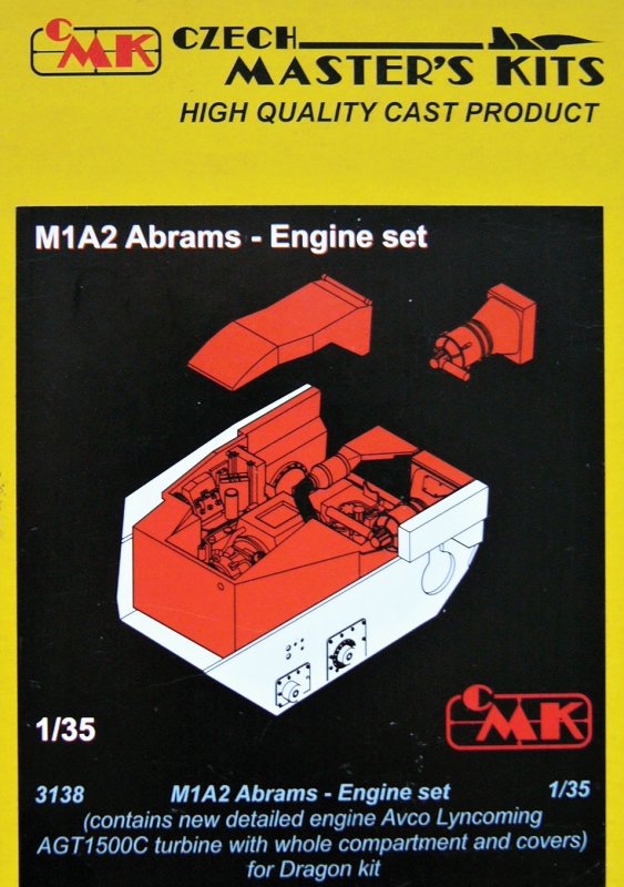 1/35 M1A2 Abrams - Interior Set  (DRAG)