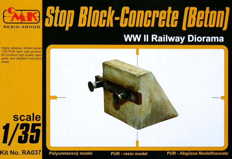 1/35 Stop Block-Concrete (Beton)  WWII