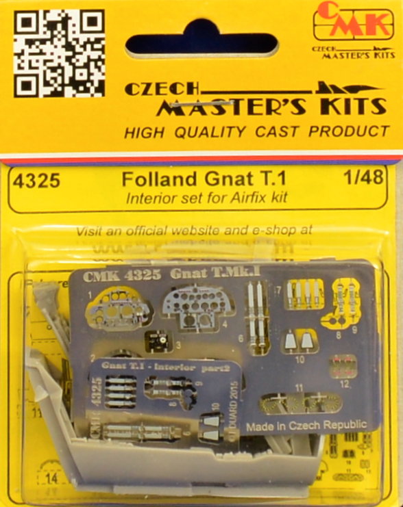 1/48 Folland Gnat T.1 Interior set (AIRFIX)