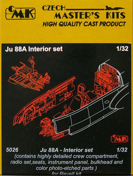 1/32 Ju 88A Interior Set  (REV)