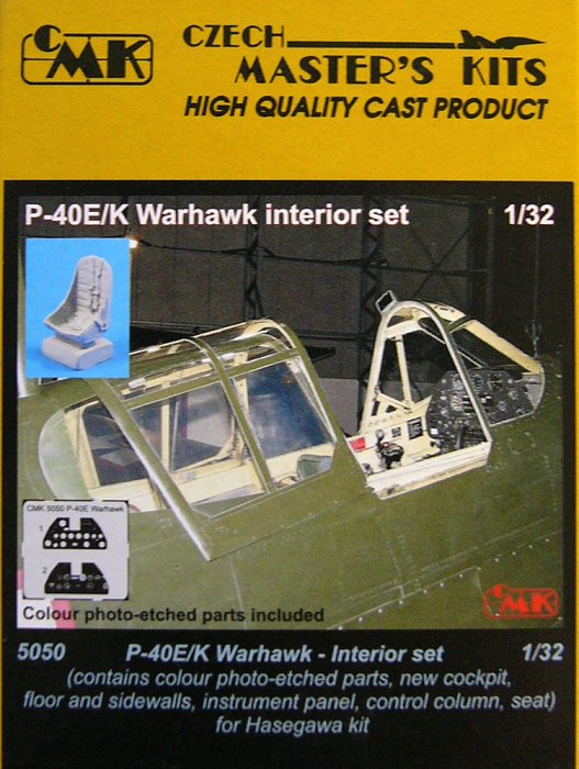 1/32 P-40E/K Warhawk Interior Set (HAS)