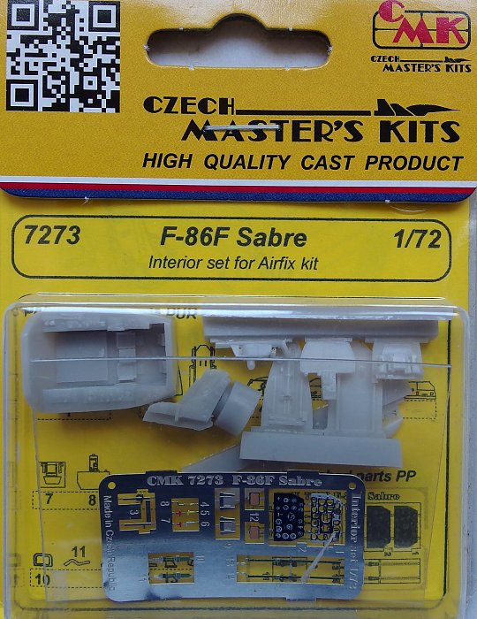 1/72 F-86F Sabre Interior set (AIRFIX)