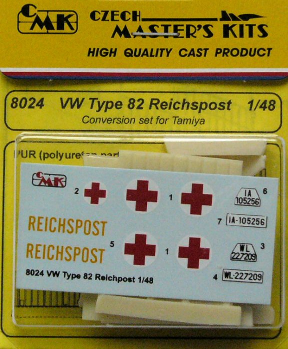 1/48 VW Type 82 Reich Post - Conv.Set  (TAM)