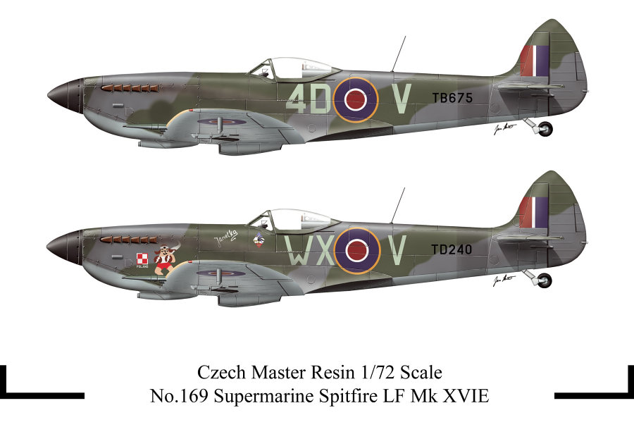 1/72 Supermarine F Mk.XVIE Low back