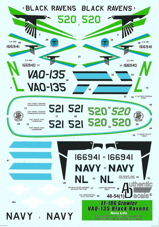 1/48 EA-18G Growler VAQ-135 Black Ravens (US NAVY)