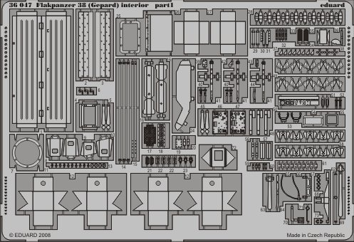 SET Flakpanzer 38 (Gepard) interior (ITAL)