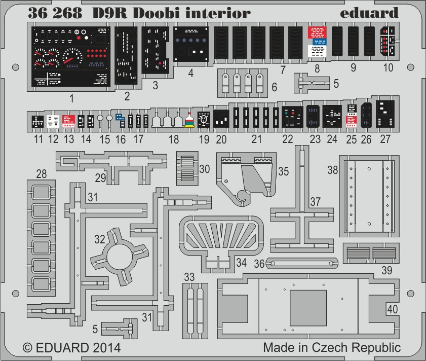 SET D9R Doobi interior (MENG)