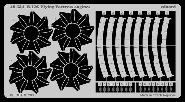 SET B-17G Flying Fortress engines   (REV/MONO)