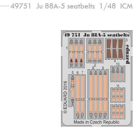 SET Ju 88A-5 seatbelts (ICM)