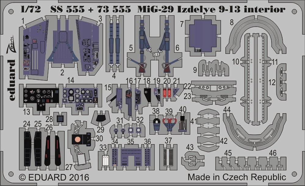 SET MiG-29 Izdelye 9-13 (ZVE)