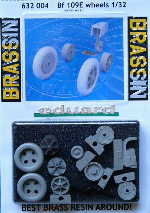 BRASSIN 1/32 Bf 109E wheels (EDU)