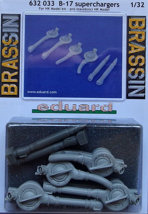 BRASSIN 1/32 B-17 superchargers (HKMOD)