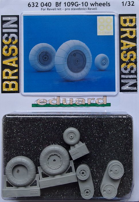 BRASSIN 1/32 Bf 109G-10 wheels (REV)