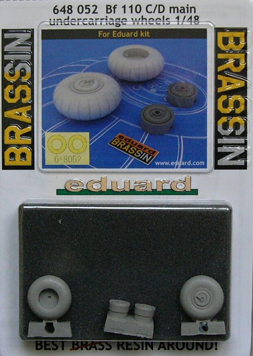 BRASSIN 1/48 Bf 110 C/D main undercarriage wheels