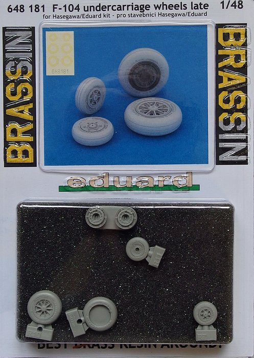 BRASSIN 1/48 F-104 undercarriage wheels late (HAS)