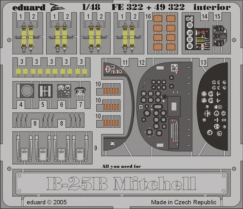 1/48 B-25B Mitchell interior   (ACCUR)