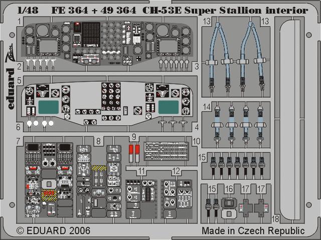 1/48 CH-53E Super Stallion interior (ACAD/MRC)