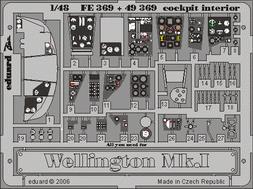 1/48 Wellington  Mk.I cockpit interior (TRUMP)