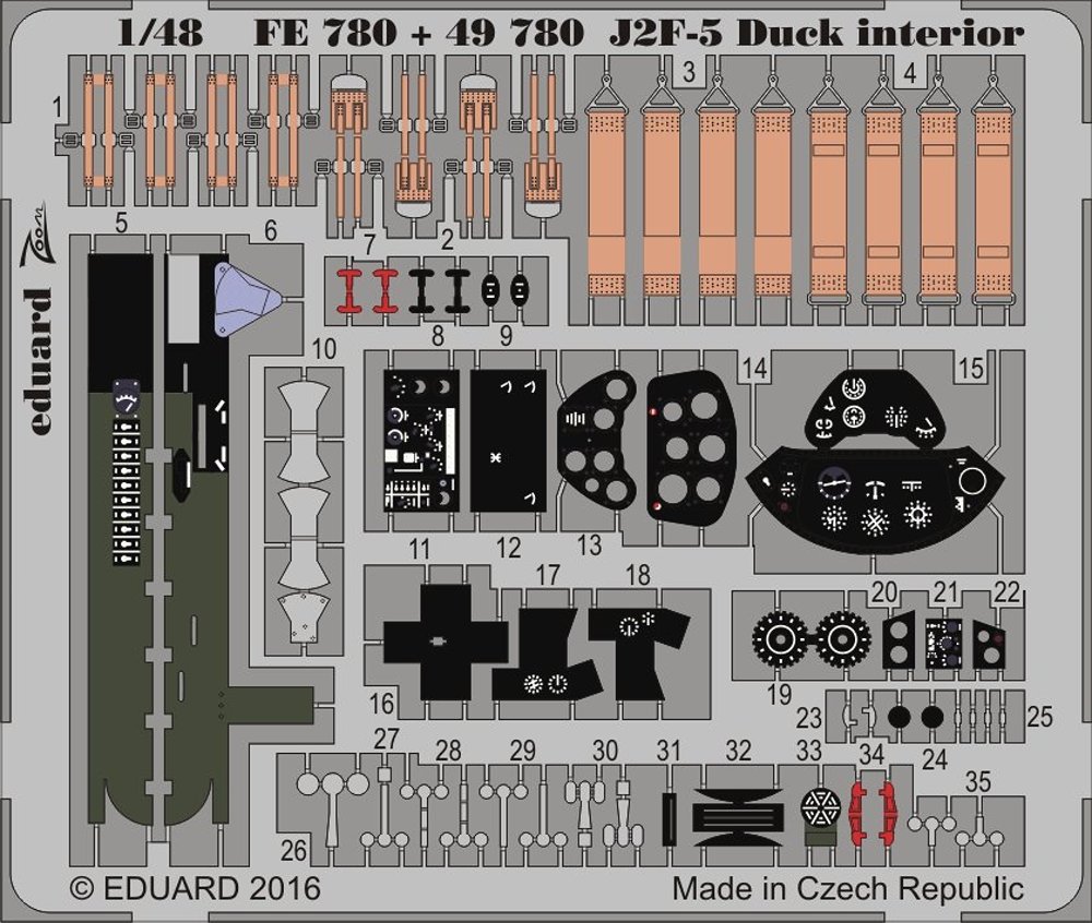 1/48 J2F-5 Duck interior (MERIT)