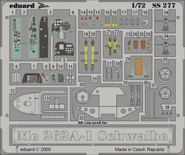 1/72 Me 262A-1 Schwalbe   (HAS)